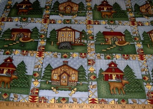 Debbie mumm fabric - fabric, cabin